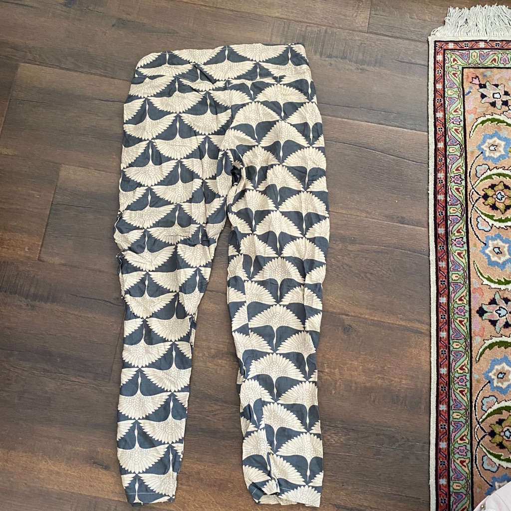 Patterned Stretchy Work Pants